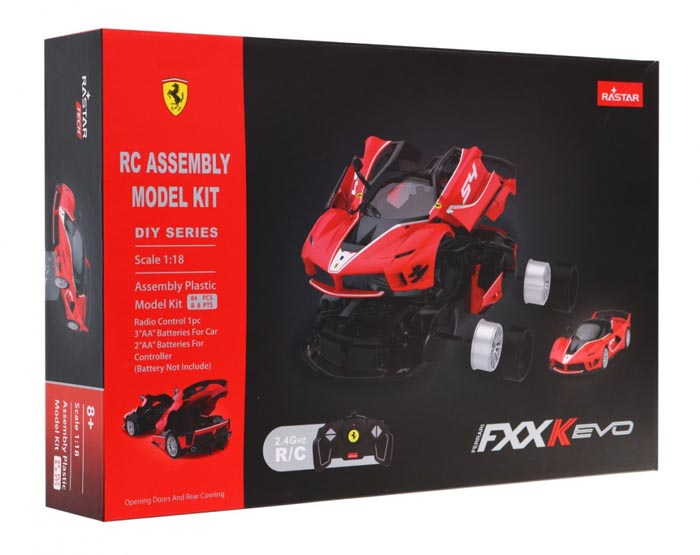 model ferrari fxx-k evo 1:18 opakowanie