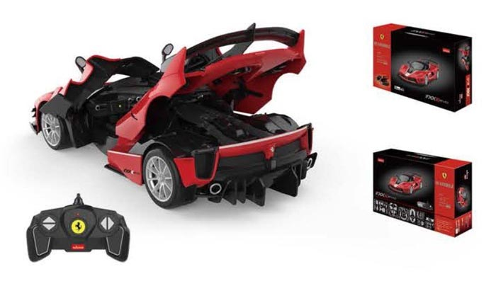 model ferrari fxx-k evo 1:18 tył