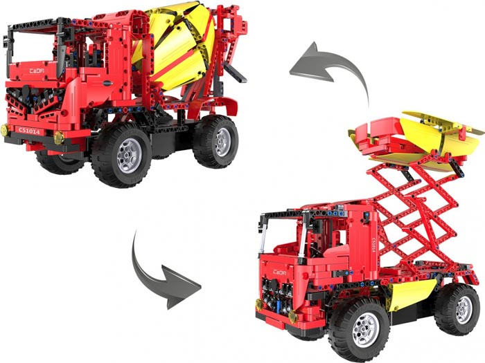C51014W pojazd budowlany 2w1 CaDA zestaw