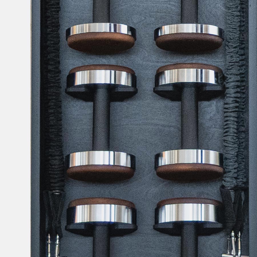 nohrd steptower walnut dumbbells